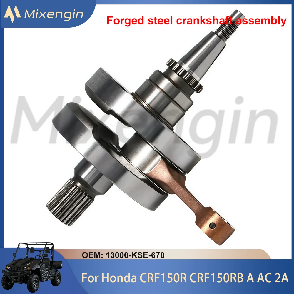 High Performance 4 Stroke Crankshaft Assembly For Honda CRF150R 07-2025 13000-KSE-671 Engine Parts Connecting Rod Shaft Bearing