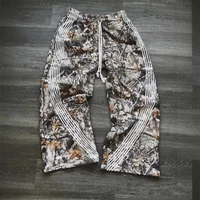 Pantalones informales de camuflaje Y2k, pantalones de chándal con cordón para correr, funcionales, tácticos, funcionales, bordados, para hombre y mujer