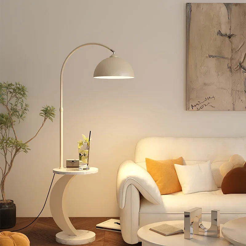 

Stylish Nordic Minimalist Tea Table and Floor Lamp Set for Modern Living Room Decor