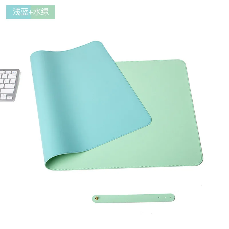 Double-Sided PU Mouse Pad, Tamanho Grande, Anti-Slip, Desk Mat, Computador Mousepad, Tapete de Teclado, Gamer Table Mat