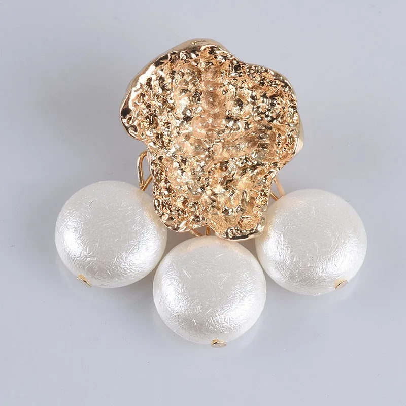 European And American Irregular Geometric Pearl Fringe Earrings Temperament Female Jewelry Gifts 2024