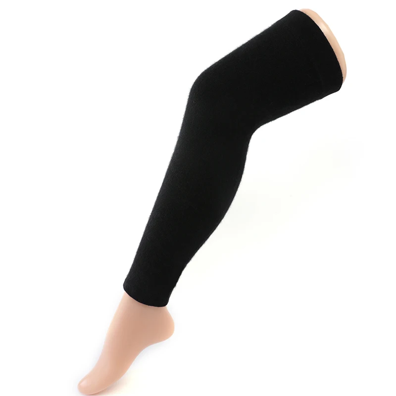 خريف شتاء 100% الكشمير منصات الركبة الموسعة للرجال والنساء ، الساقين الباردة القديمة الدافئة محبوك مفصل الركبة الباردة واقية تدفئة الساق #5