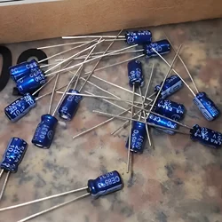 20PCS 10UF 25V ELNA capacitor 25V 10UF 4X7 RC2 audio blue robe