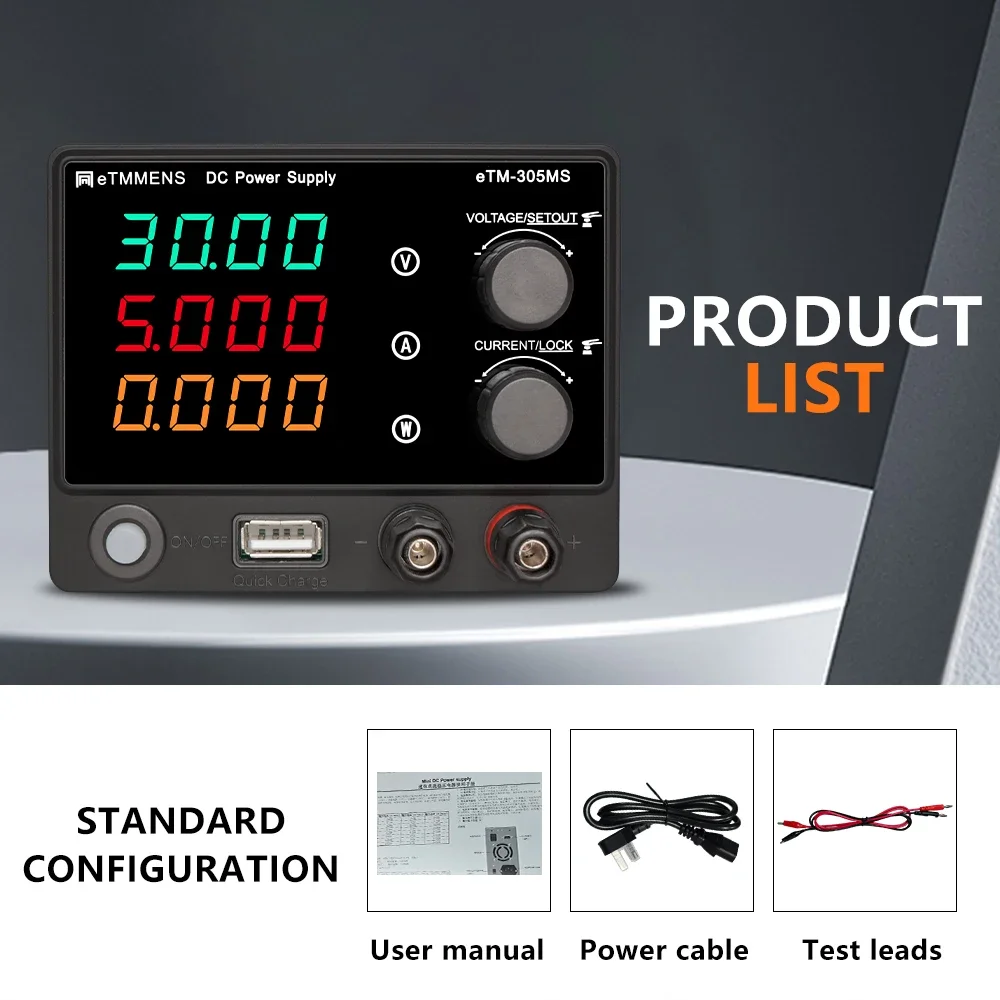 

Регулируемый блок питания постоянного тока MINI 30В 5А, стабилизатор напряжения, лабораторный импульсный источник питания для DIY