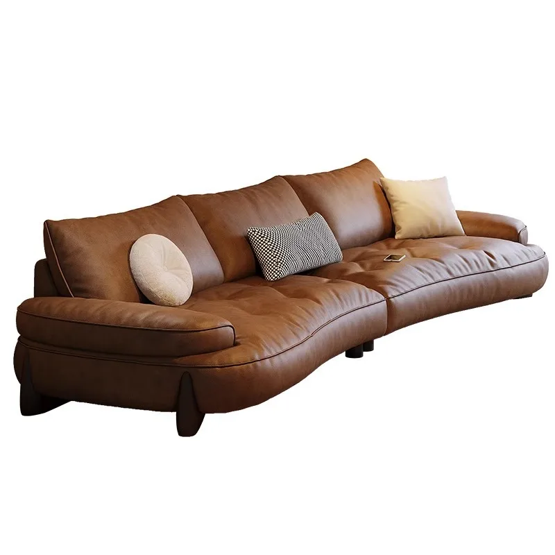 

Medieval leather sofa