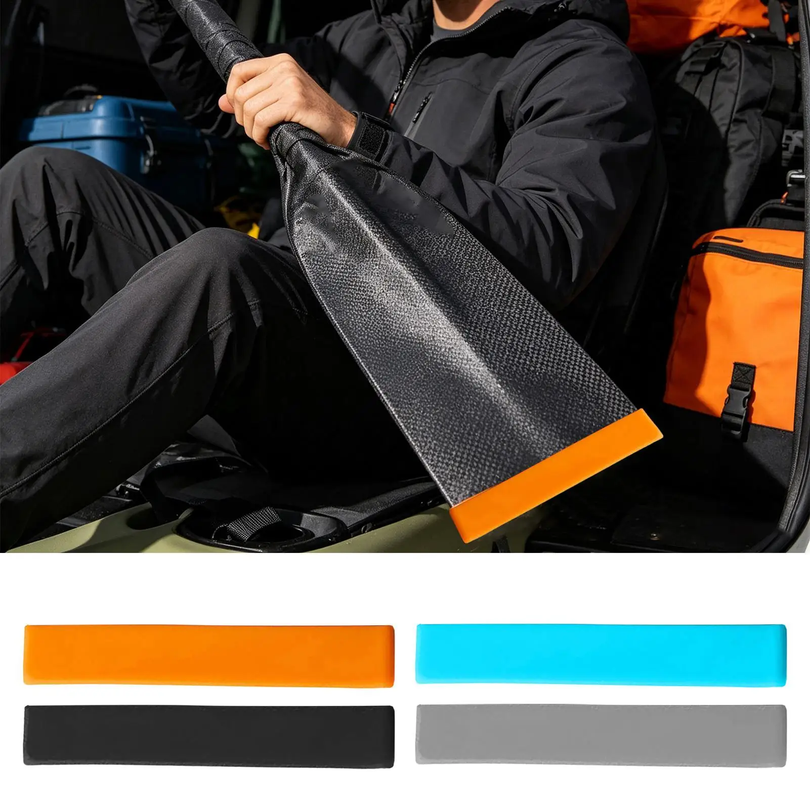 Dragon Paddle End Guard Silicone Protective Pad Edge Protector for Dragon Boat Racing Training Festival Use & Storage Care