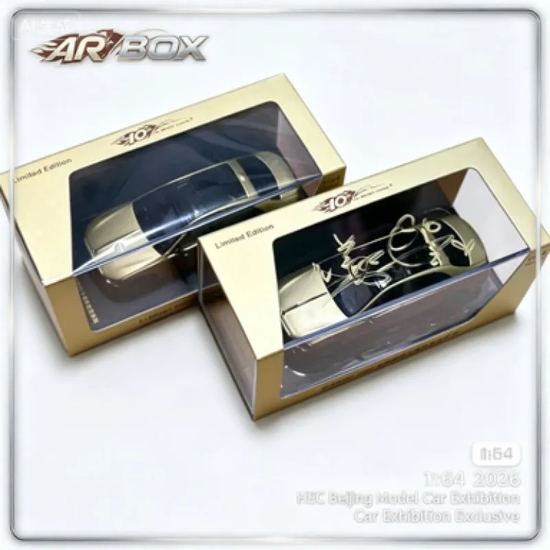 

AR BOX 1:64 10th Anniversary Limited Edition, 2026 HEC Beijing Model Car Exhibition Exclusive, Cast Alloy Fashion Model.