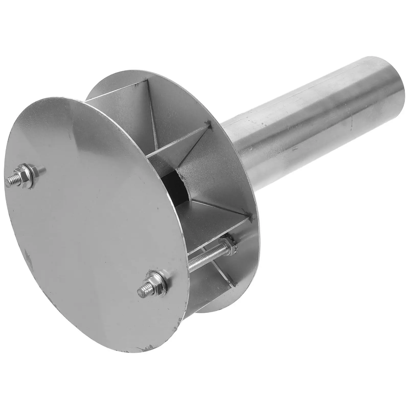 Stainless Steel Drain Funnel Connector Straight Pipe Fitting Rustproof for Kitchen Bathroom Balcony
