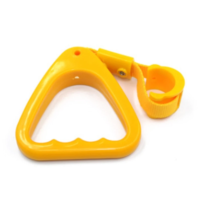 ABS Plastic Removable DurableTriangle Bus for  Interior Handle Pull Ring Auto Car Train Handle Strap Charm Strap D