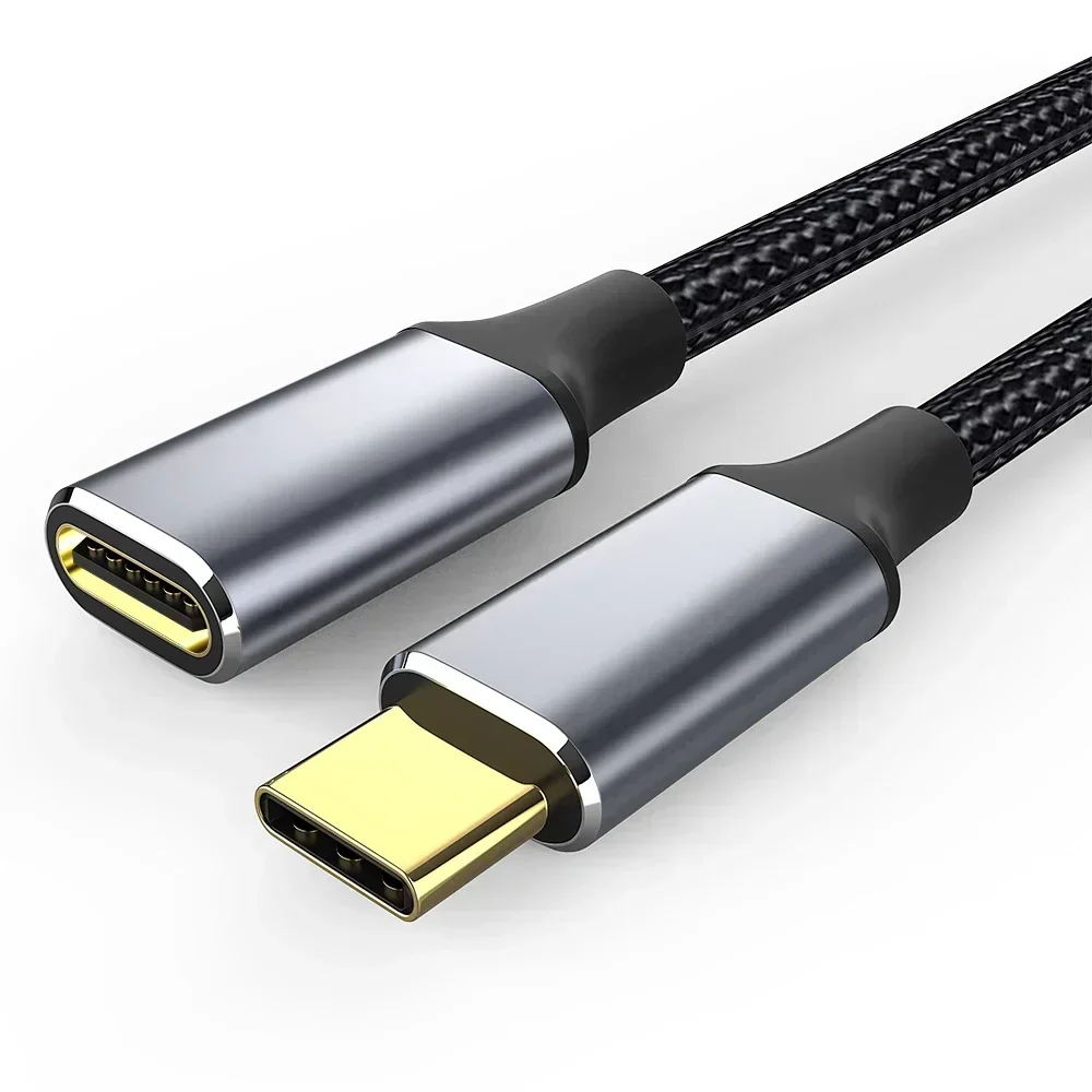 

USB 3.1 Extension Cable USB C PD100W 10Gbps Extend Cable Male to Female Type C Extender Fast Charging Cable Cord for MacBook Pro