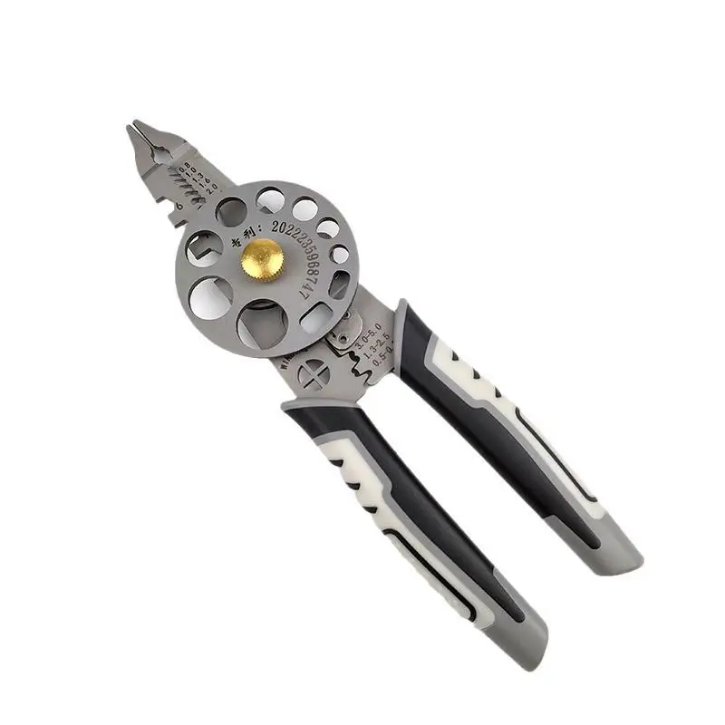 

Pickling Pliers Multi-Functional Electrical Pliers Industrial Division Strippers Wire Pulling Pliers Rotary Disk Strippers
