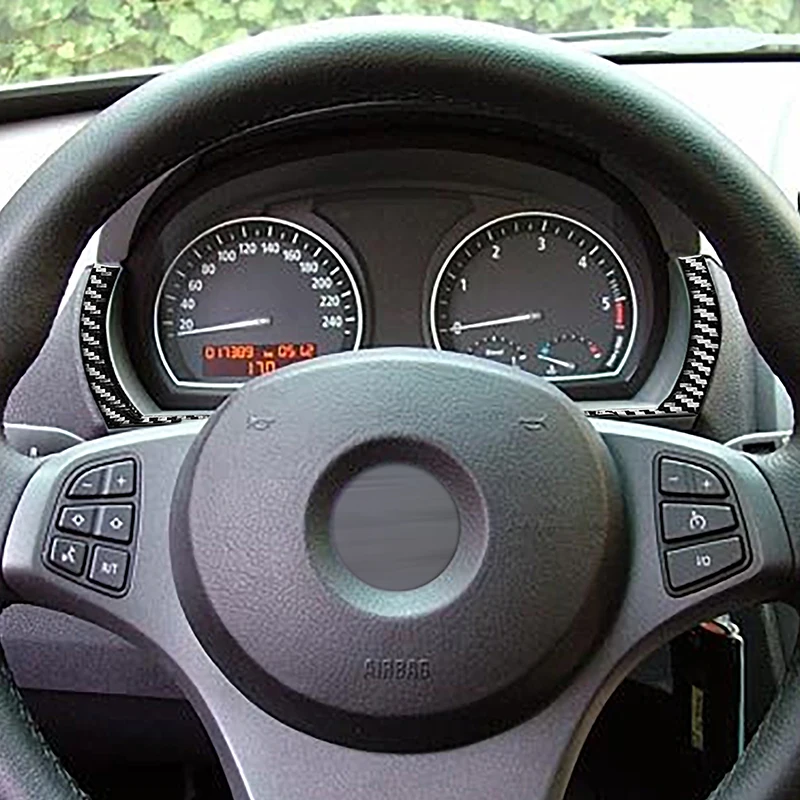 

Carbon Fiber Car Accessories Console Speedometer Frame Decoration Trim Strip For BMW X3 E83 2006-2010 Interior Sticker