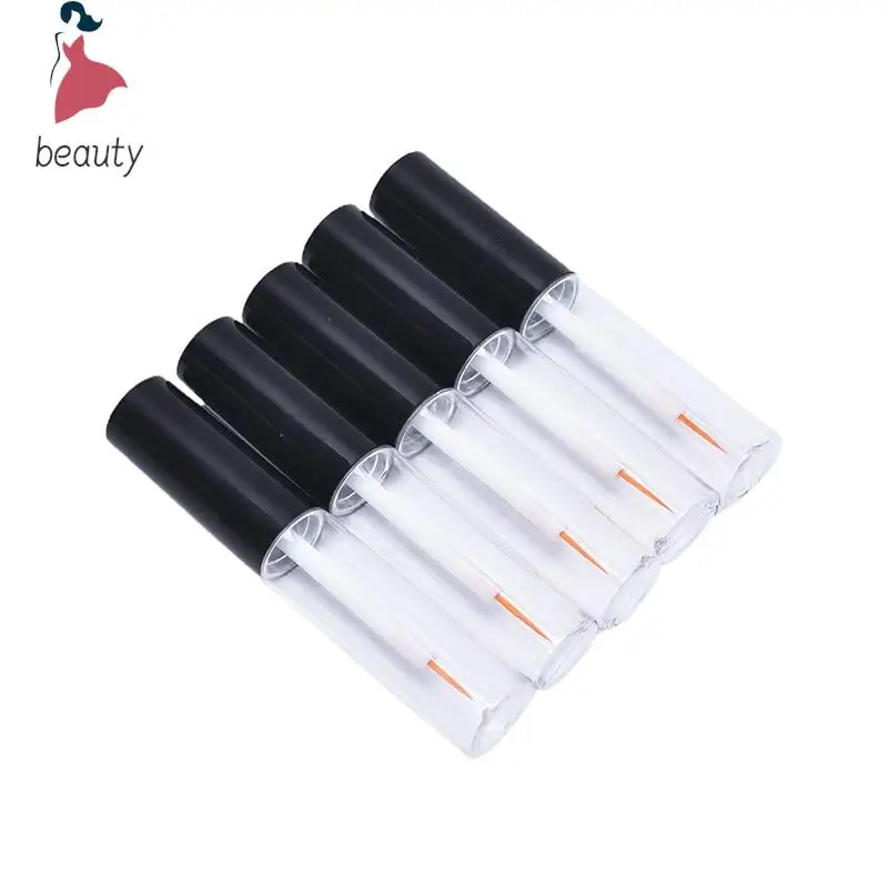 Tubo Transparente de delineador de ojos líquido vacío, botella de pegamento para pestañas postizas, contenedor de delineador de ojos, tubo de maquillaje, 8ml