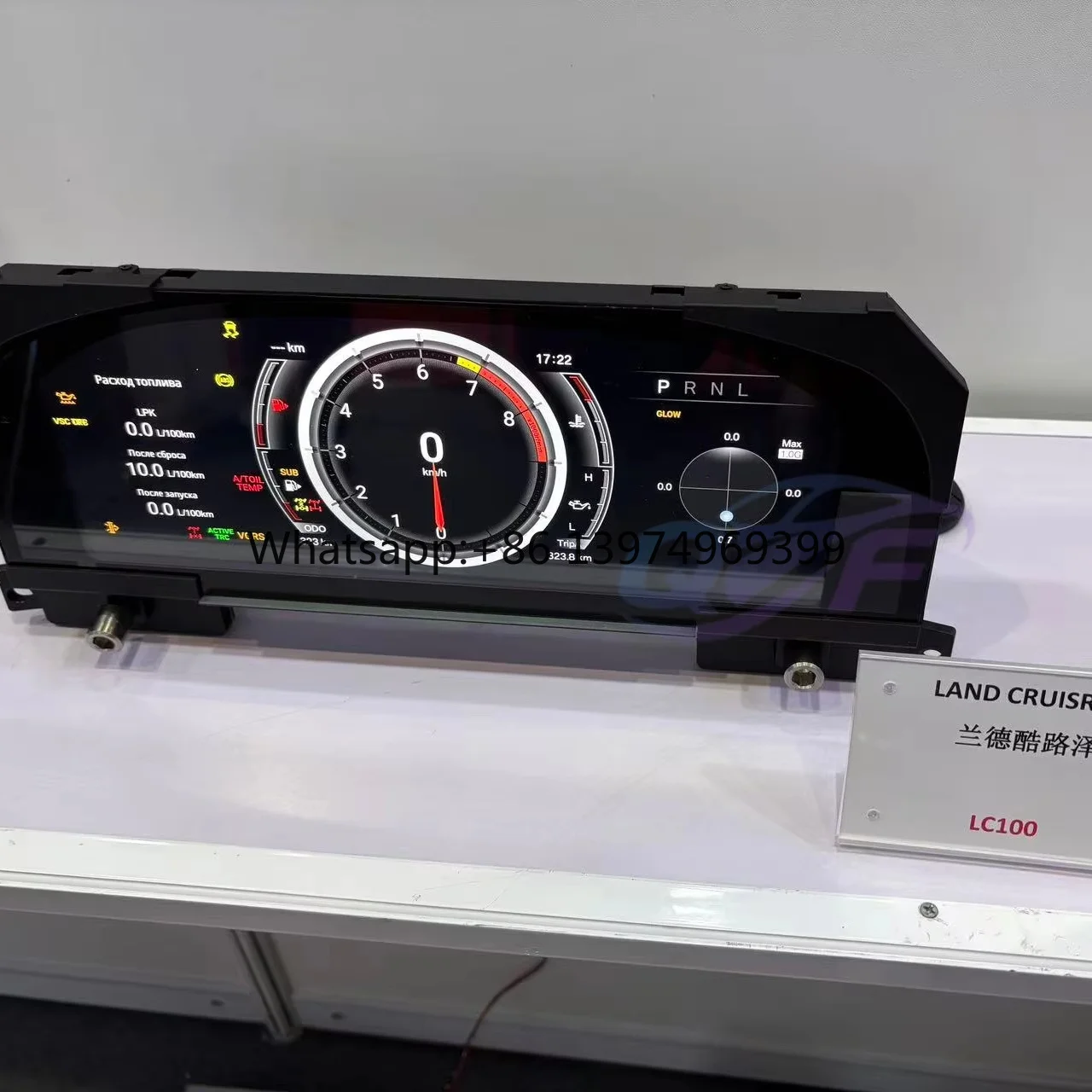 The 2025 New Model of Car Digital Odometer Screen Carplay Land Cruiser LC100 LCD Instrument Panel Speedometer Virtual Cockpit