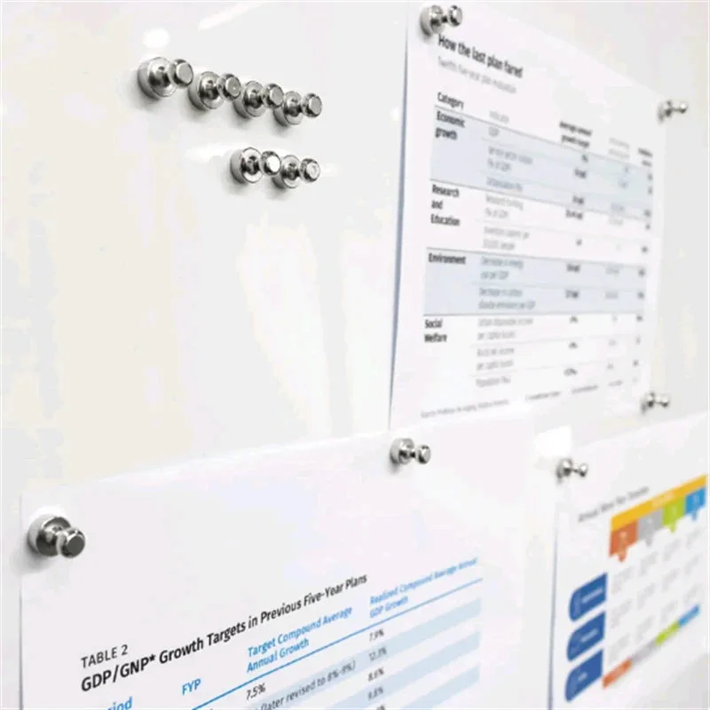 Super Strong Magnetic Pushpins Sucker Thumbtack Durable Steel Magnet Push Pin for Refrigerator Whiteboard