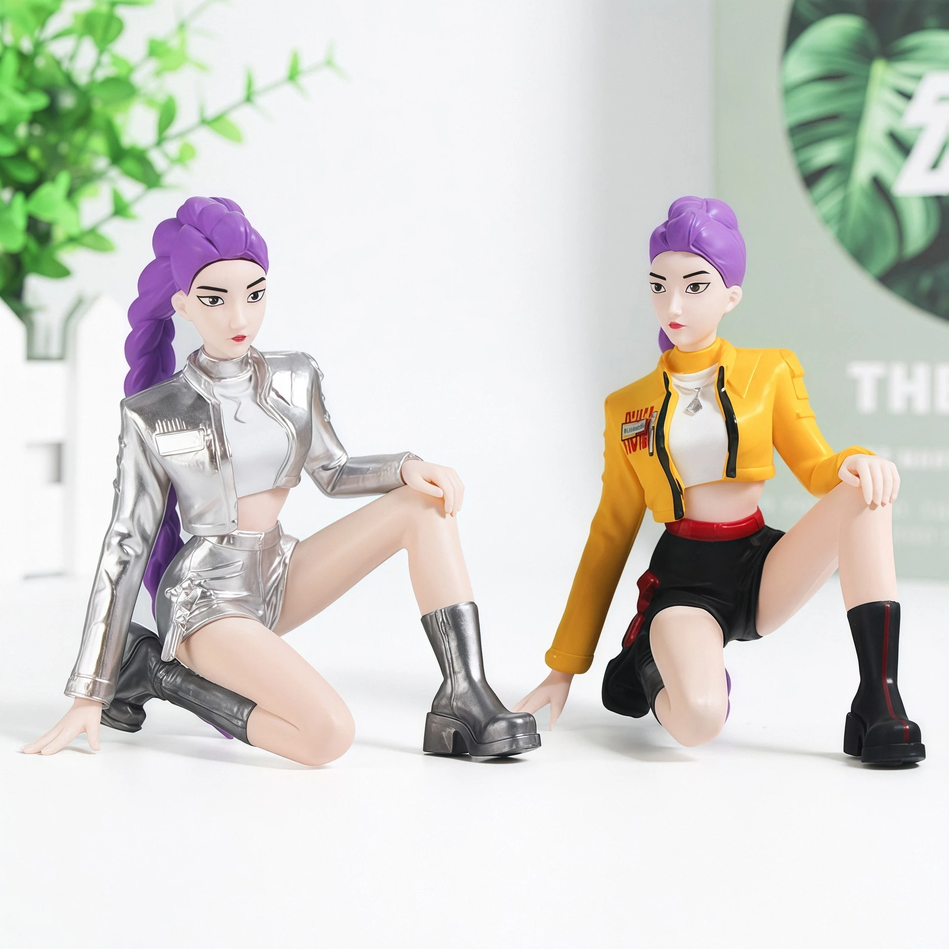 6個/セット Kpop デーモンチーム フィギュア おもちゃ 漫画アクションフィギュア PVC デスクトップデコレーションモデル ドールおもちゃ ファンギフト