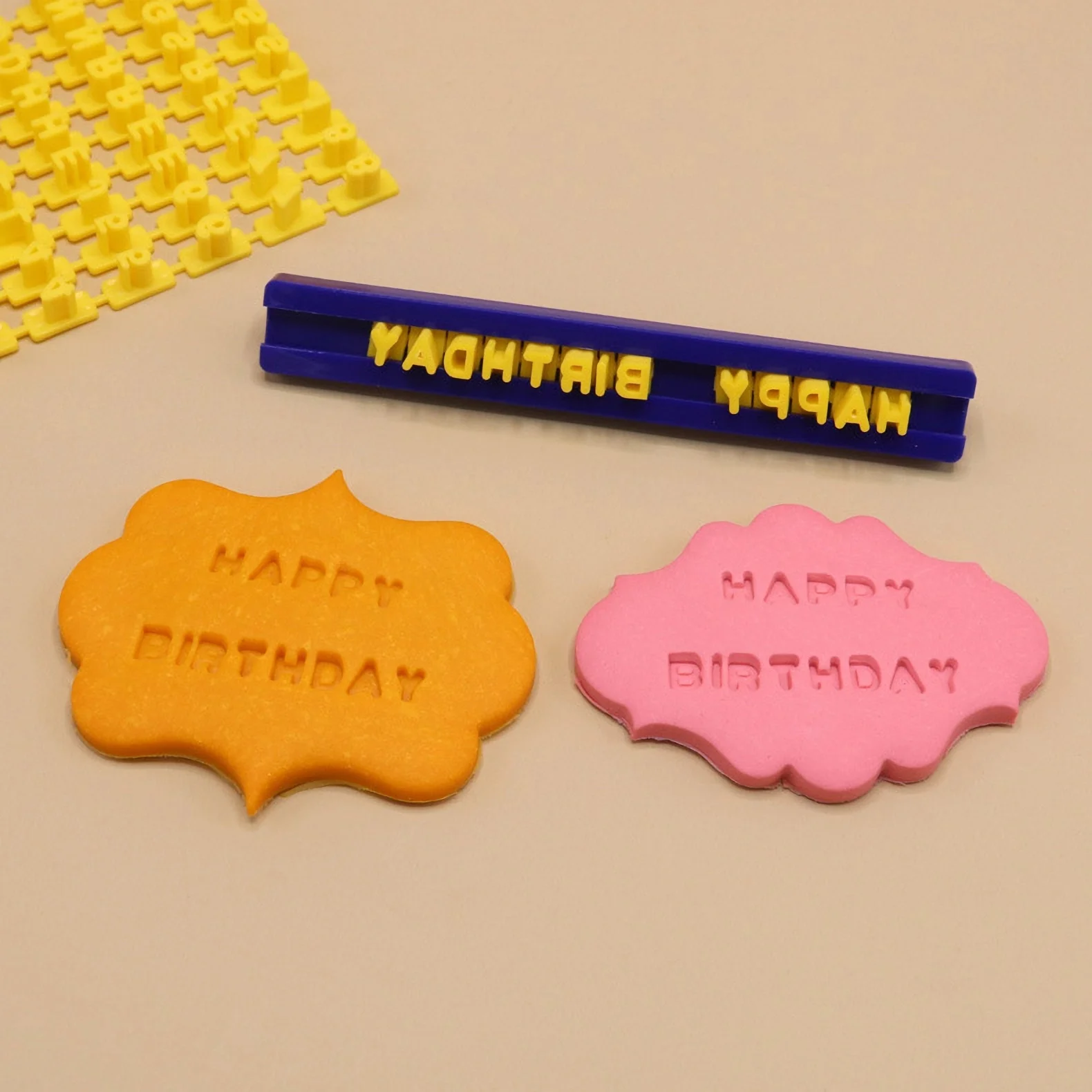Ceramic Art Alphabet Number Letter Polymer Clay Presser Stamp Embosser Mold Sealing Diy Embossing Pottery Clay Tools image 6