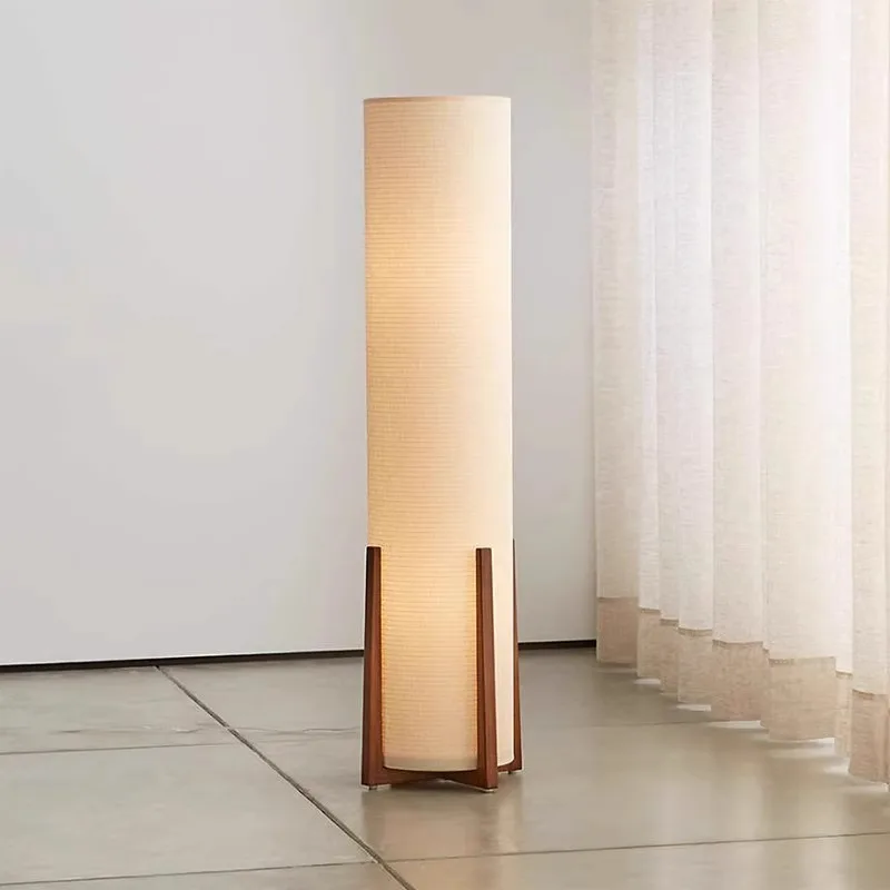 Japanese-style floor lamp, tatami living room bedroom sofa bedside vertical desk lamp