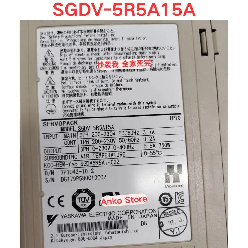 Second-hand test OK  SGDV-5R5A15A Driver