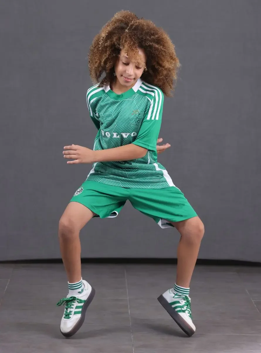 

child sport set boy girl Israel Maccabi Haifa Fans shirt Training wear games Jersey kits Leisure Uniforms