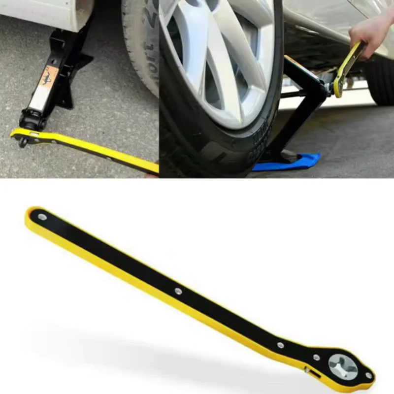 Car Mounted Small Car Universal Crank Handle Accessories with CAR Tools Car Jack Handle Lever Labor-saving Wrench Tool