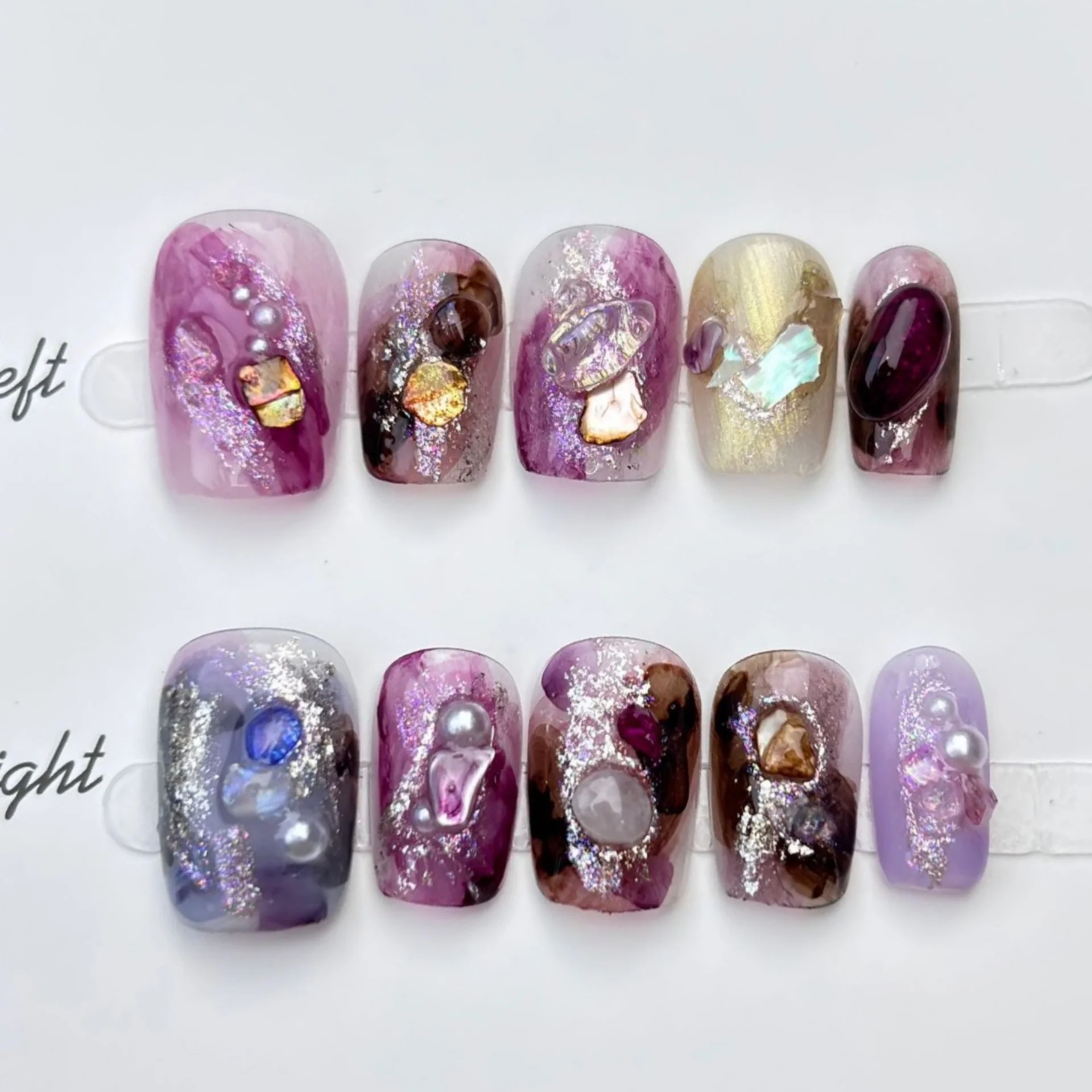 10pcs Sweet Flower Design Fals - Resin Art Of Flowers review and price