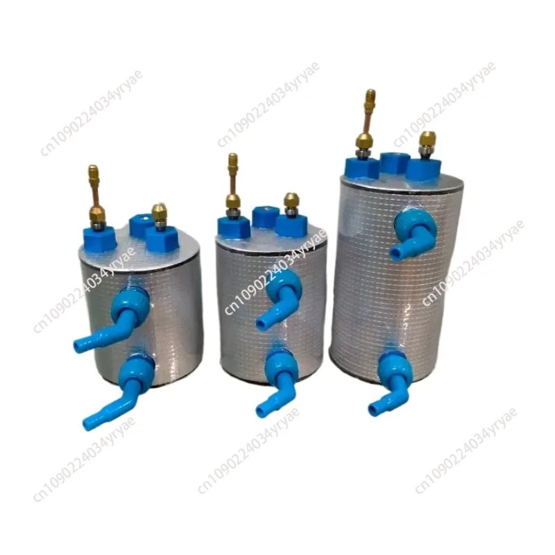 Titanium Barrel Heat Exchanger Seafood Pool 1P 0.5P Fish Tank Pure Titanium Tube Bubble Evaporator Chiller