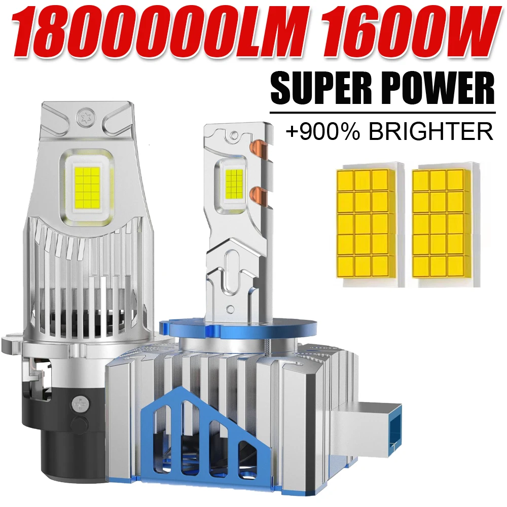 

D3S D1S LED Headlights Canbus 1:1 HID D8S D1R D2R D3R D4R D2S D4S New Upgrade Super Bright Auto Lamp Turbo LED Bulb For Car