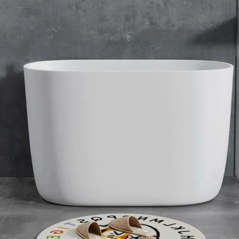 Small household independent deep bubble mini bathtub mobile integrated independent sitting