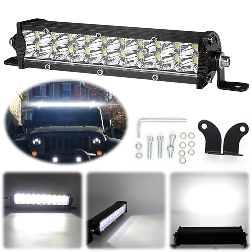 

8/15/20 Inch Offroad Fog Lamp Super Bright Driving Light 60W/120W/180W 2-Row LED Work Light 6000K for SUV UTV ATV Truck 4x4 Boat