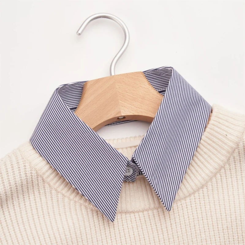 

Lapel Top Blouse Collar Detachable Faux Collar Daily Use Clothing Accessories