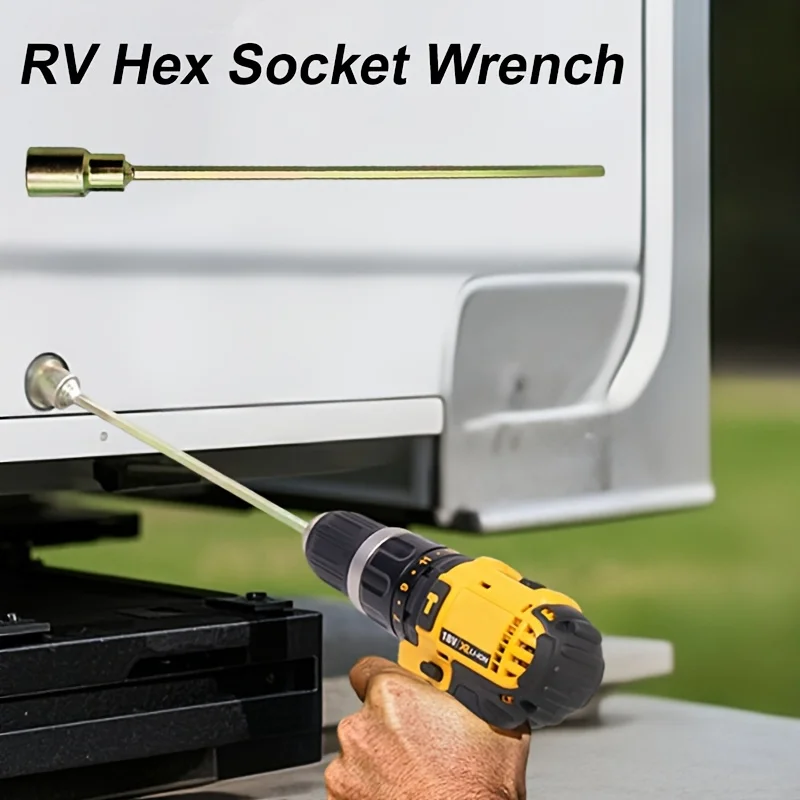 Corner Stabilizing Caravan Leg Winder Drill Extension Jack Socket