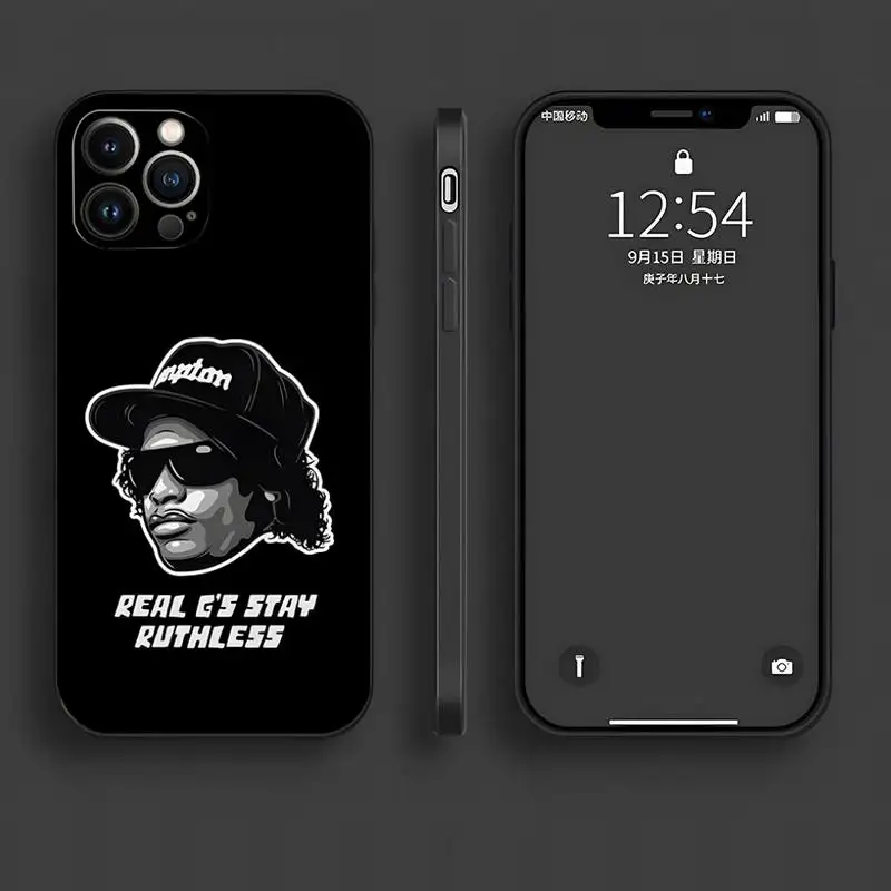 Eazy E NWA Legendary Rapper Phone Case For Apple IPhone 13Pro Max 12 11 14 Mini Xs X Xr 7 8 6 Plus Se 2020 Shockproof Back Cover