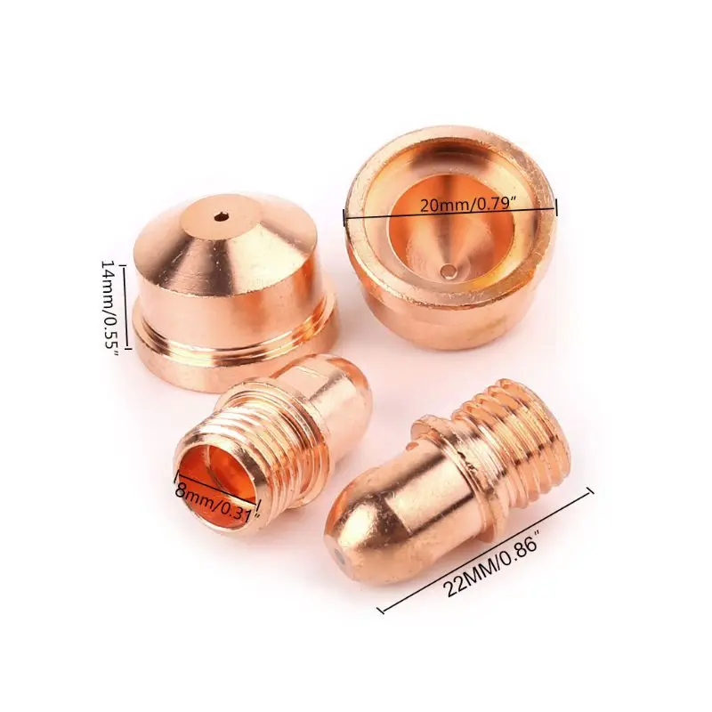 A101 A141 Electrode Nozzle 1.7mm 1.4mm Plasma Cutter Torch Consumables