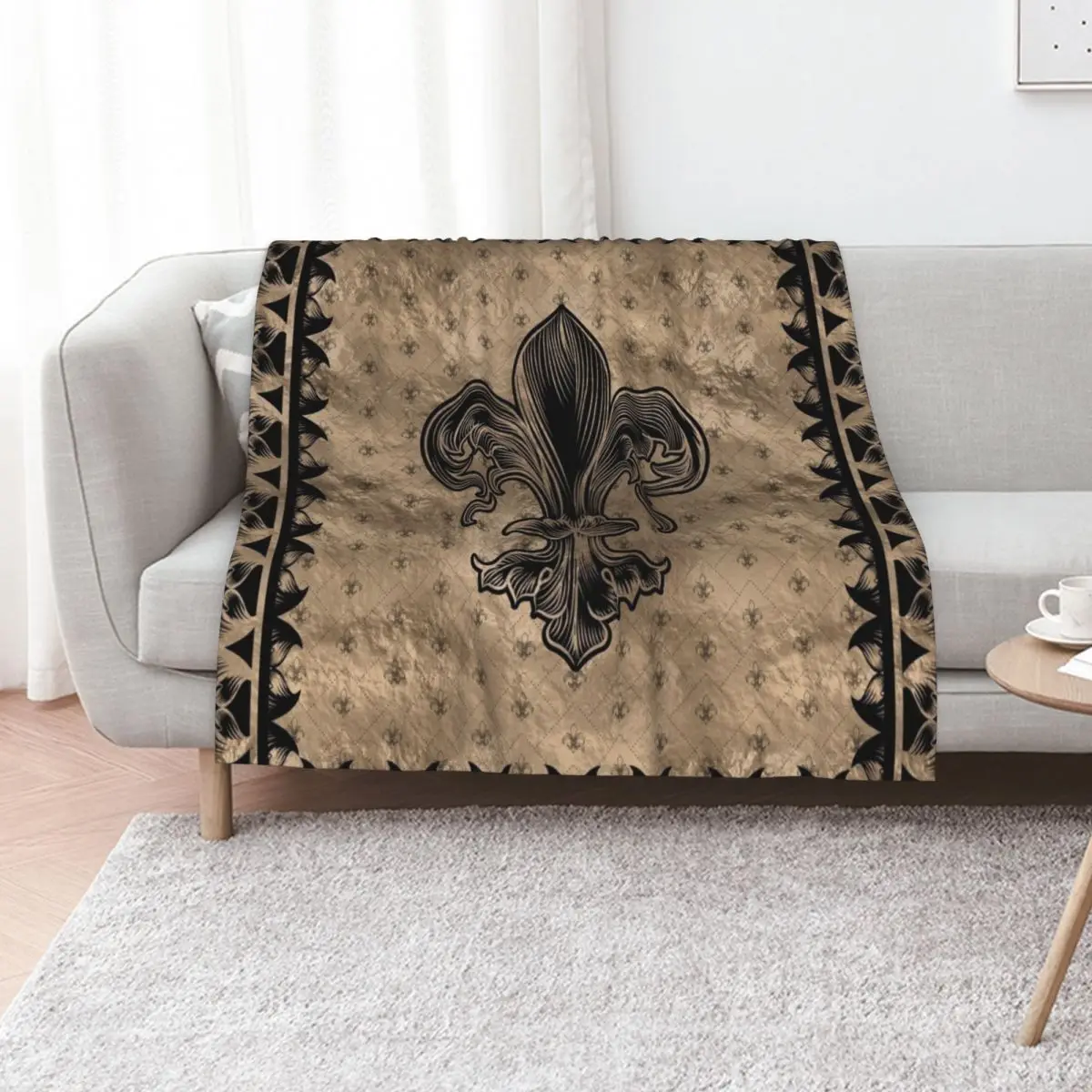 Fleur-De-Lis - Blac…