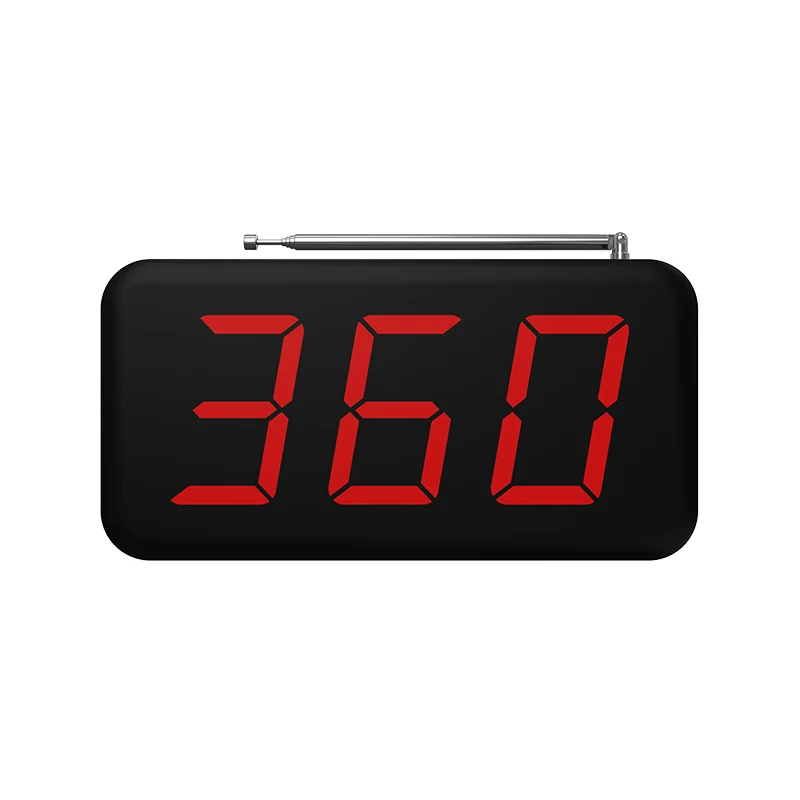 F360 Wireless Restaurant Calling Button Pager System LED Display Board 100m Range Queue Management Service Call System