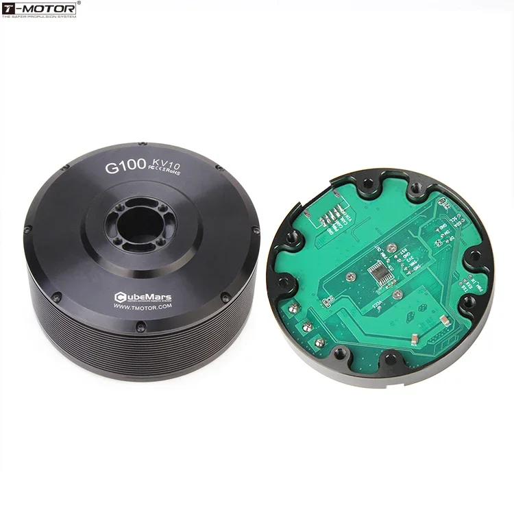 T-MOTOR G100 KV10 brushless DC motor 24V motor for LIDAR mini motor with hollow shaft for Gimbal system