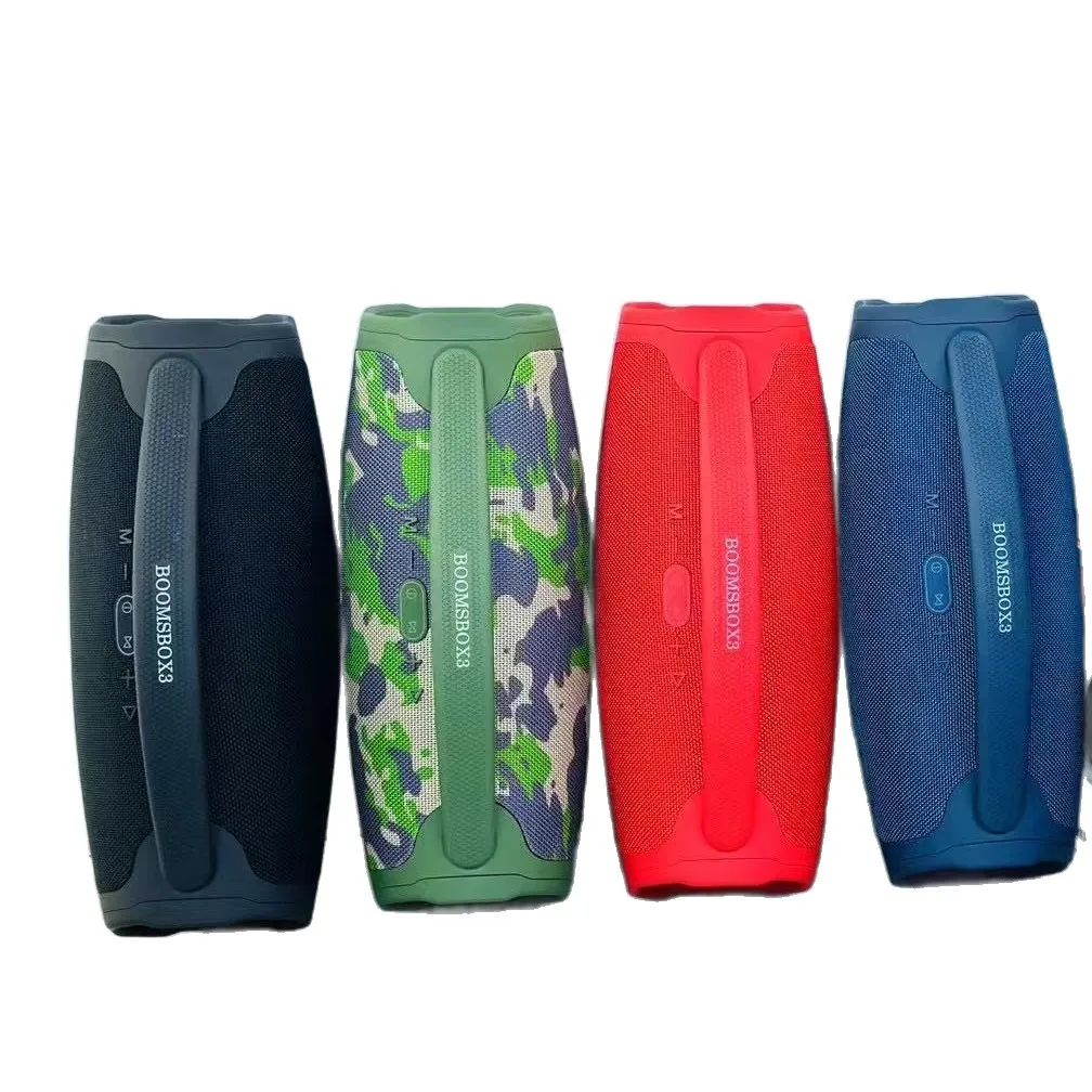 Outdoor Subwoofer Speaker 40W BOOMBOX 3 High Power Wireless Bluetooth Speaker Party Music Center Portable Heavy Bass