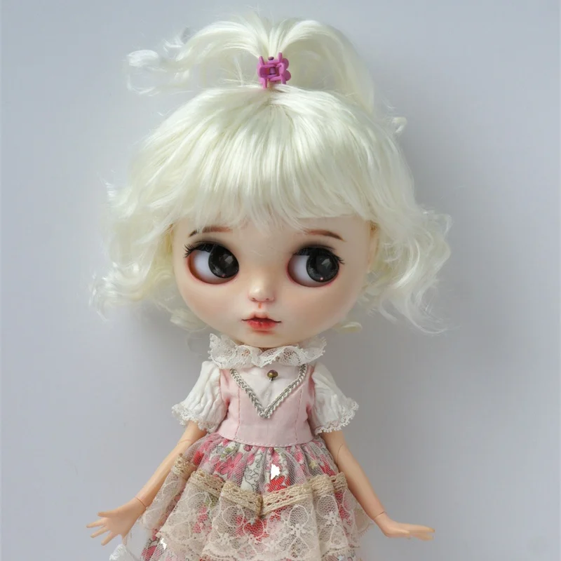 Full Sizes Doll Accessories  JD813  Half-tied Messy Curly Synthetic Mohair BJD Wigs