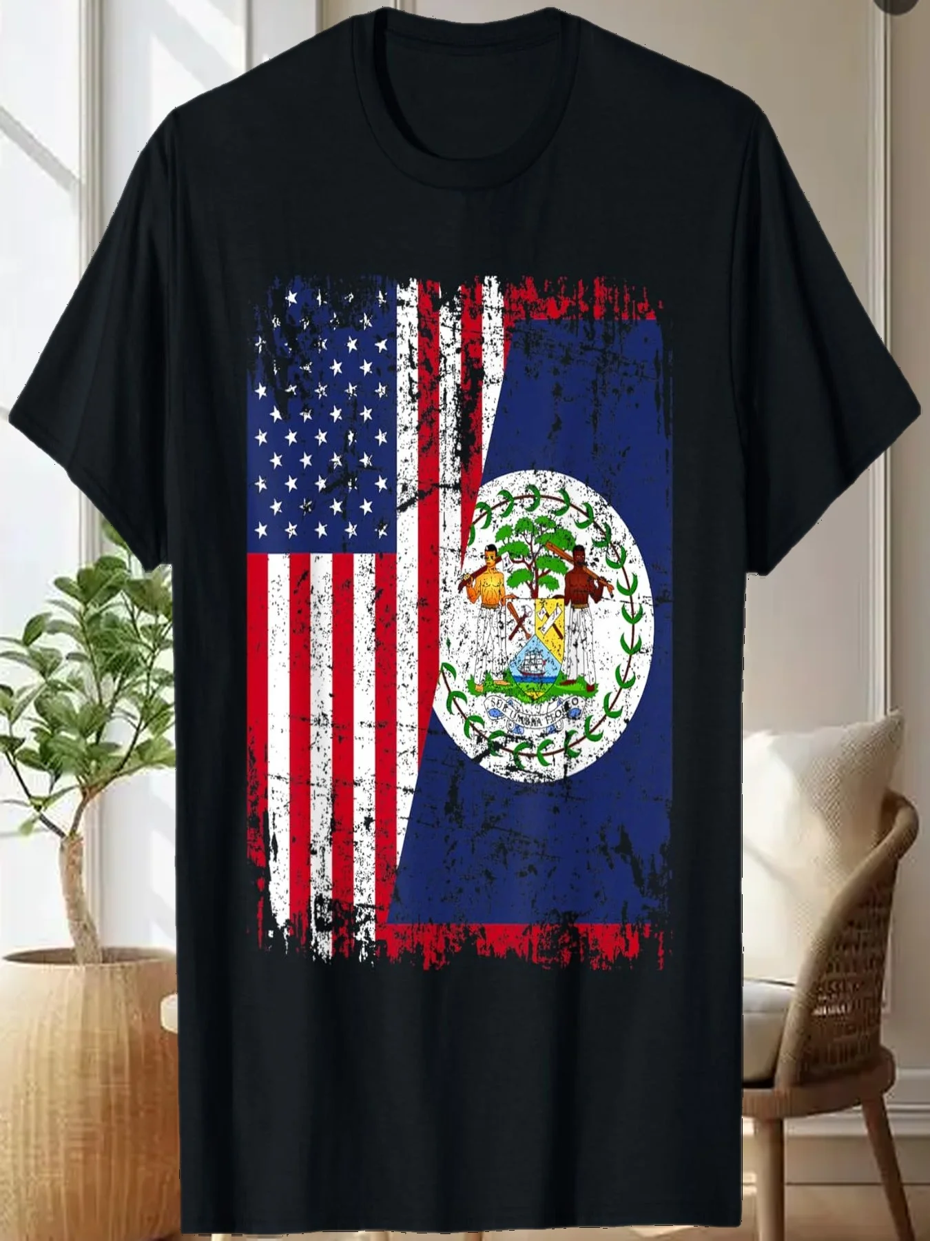 

БЕЛЛИЗЕЙСКОЙ американский флаг | Мужчины Женщины Дети | Футболка BELIZE