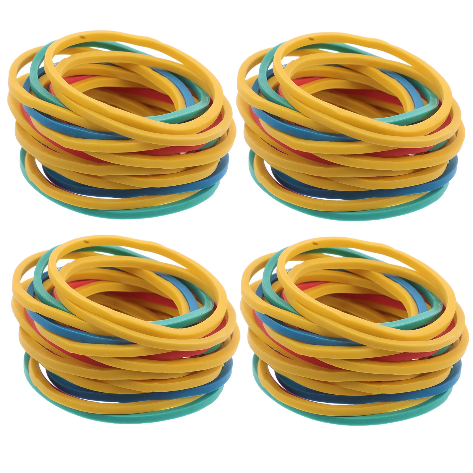 60PCS Rubber Bands Elastics Bands Colored Rubber Bands Office Supplies Geoboards Elastic Rubber Rings for Home and School Use