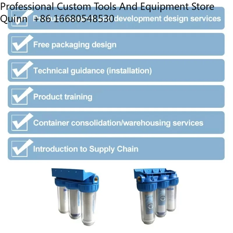 

FR[NW-BR10B4] Factory No Electric RO Water Purifier 3 Stages 100GPD Reverse Osmosis Water Filter Systems Home Appliances
