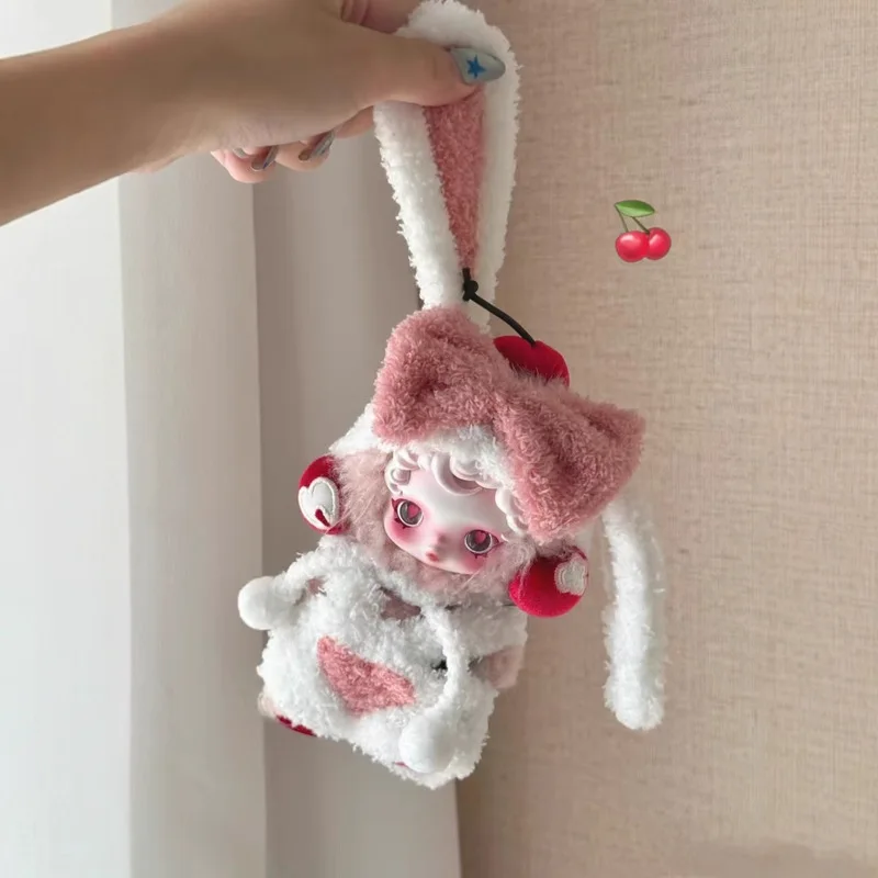 Cocok Untuk Pakaian Boneka 13-15 Cm Pakaian Skullpanda Kelinci Merah Generasi Kedua Dan Setelan Kelinci Telinga Jatuh Tanpa Boneka
