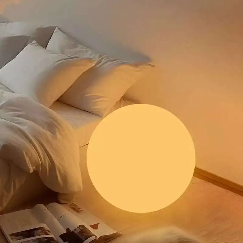 Modern Luxury Smart LED Sphere Floor Lamp Remote Control Color Changing for Bedroom Living Room Balcony Garden Event Room Decor