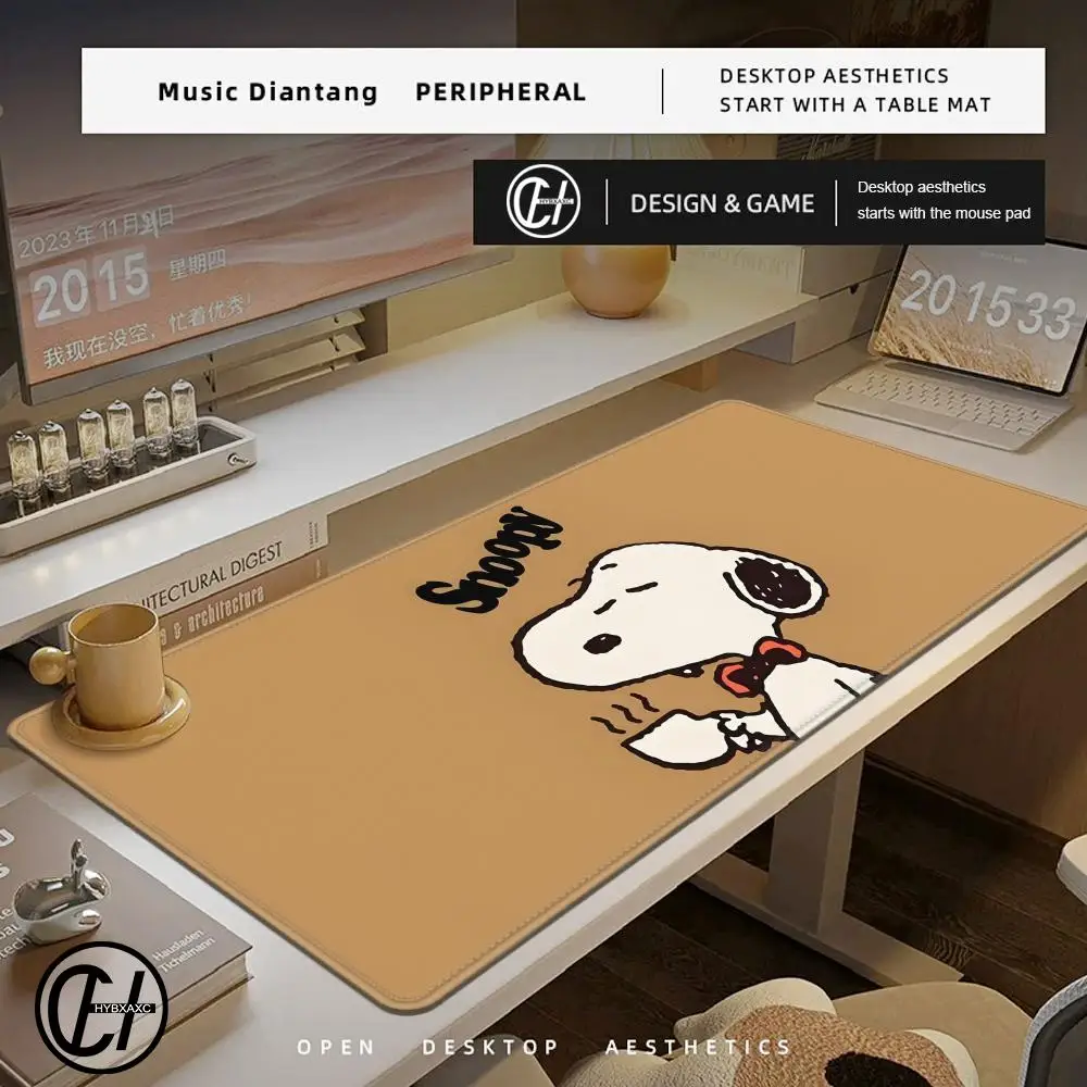 MINISO famous brand cartoon Snoopy mouse pad desk pad office desk pad computer desk pad non-slip HD printing