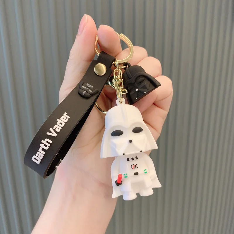 Disney-Porte-clés Darth Vader pour garçons, porte-clés Deadpool Butter, ornement de sac à la mode, cadeau créatif, clé de voiture, Kawaii, 6cm