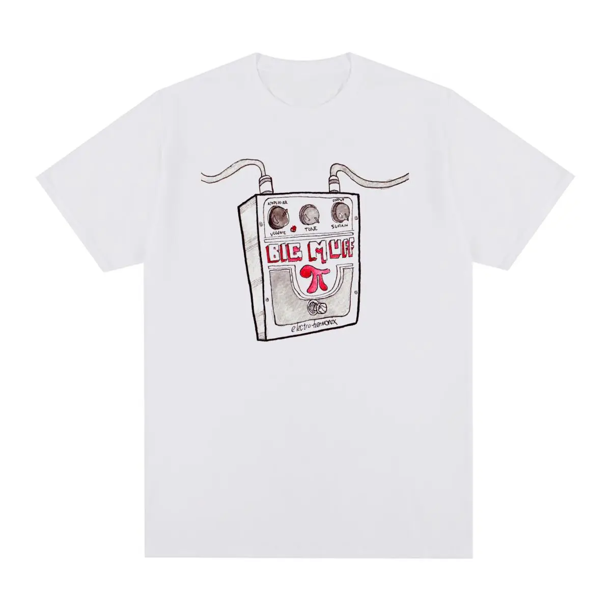 Big Muff Vintage T-shirt Guitar Pedal Effect Shoegaze Male Streetwear Cotton Men T Shirt New Tee Tshirt Womens Tops