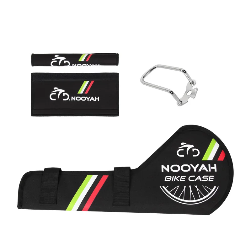 NOOYAH Bicycle Protection Kits Bike Frame Protective Set MTB Road Bike Accessories Transport Tool Bike Fork Chain Crankset Cover