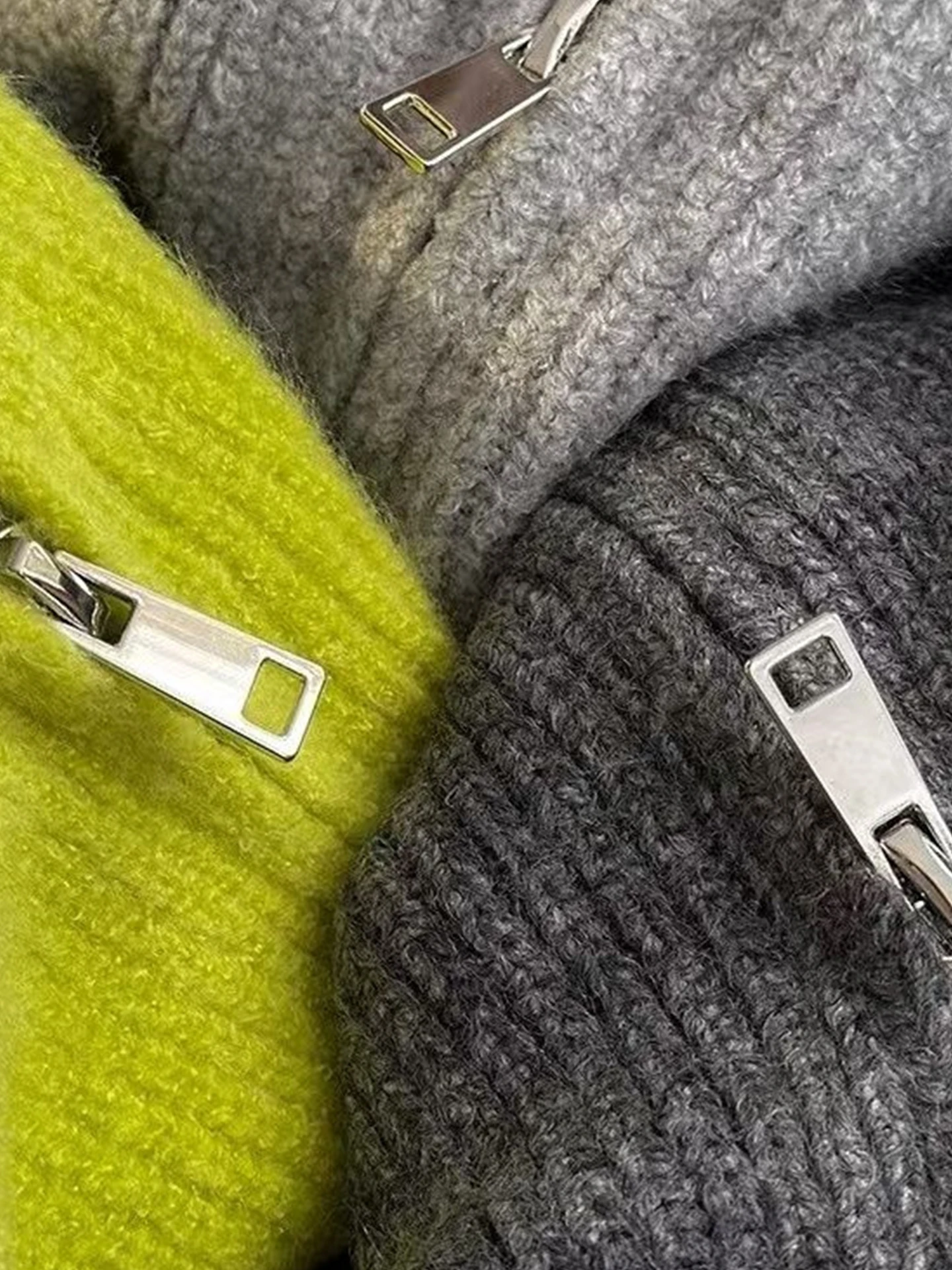 

Double Zipper Knitted Sweater Casual Svel Vest Top Pure Color Women's Faionable oulder Pad Commute Sle Autumn 2025