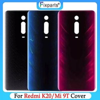 For Redmi K20 Battery Cover Back Glass Panel Rear Door Case For Xiaomi Mi 9T Back Cover With Adhesive K20 Pro Battery Cover